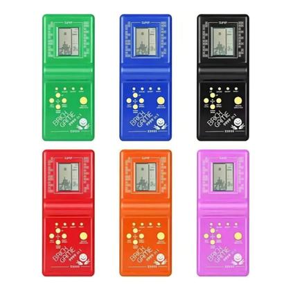 Imagem de Mini Game Portátil Classic Multijogos Retrô Cores Sortidas 9999 Jogos Brick Game