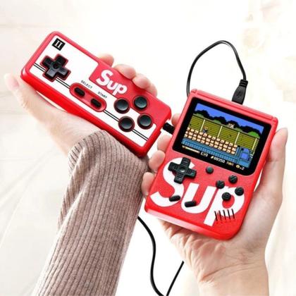 Mini Game Retrô C/ Adaptador TV 400 em 1 Jogos Clássicos - Virtual Emporium Imagem de Mini Game Retrô C/ Adaptador TV 400 em 1 Jogos Clássicos