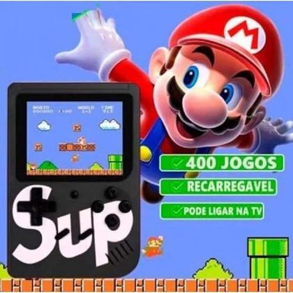 Imagem de  Mini Game Retrô Console Portátil com 400 Jogos Clássicos Embutidos  Diversão em Qualquer Lugar