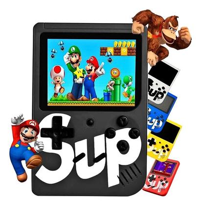 Imagem de  Mini Game Retrô Console Portátil com 400 Jogos Clássicos Embutidos  Diversão em Qualquer Lugar