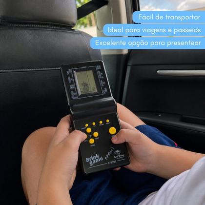 Imagem de Mini Game Retrô Portátil 9999 Jogos em 1 Art Brink Console Portátil Infantil