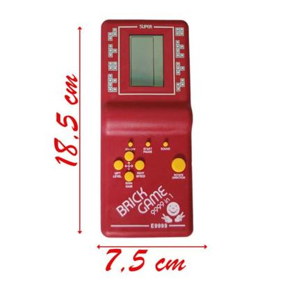 Imagem de Mini Game Retro Portátil Clássico Brick Game 9999 in 1