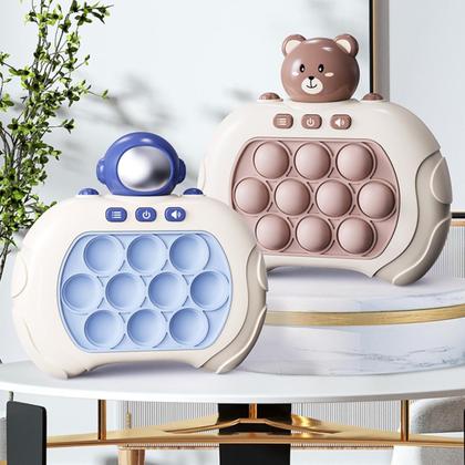 Imagem de Mini Gamer Pop It Eletrônico Console Anti Stress Brinquedo Infantil Portátil Jogo Fidget Toys Sensor