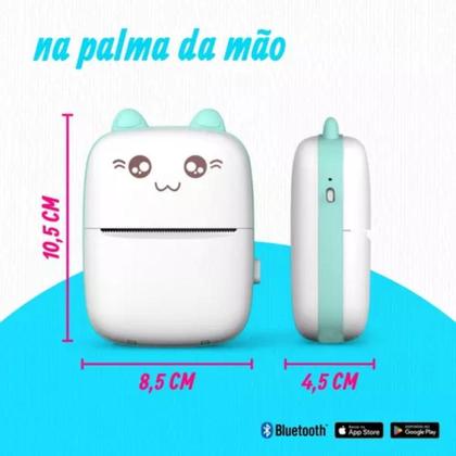 Imagem de Mini Gatinho Termica Papel Etiqueta