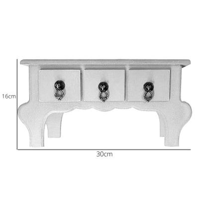 Imagem de Mini Gaveteiro de Mesa 3 Gavetas - Amarelo  - MDF - 01 Unidade - Rizzo