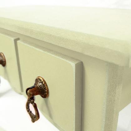 Imagem de Mini Gaveteiro de Mesa 3 Gavetas - Amarelo  - MDF - 01 Unidade - Rizzo