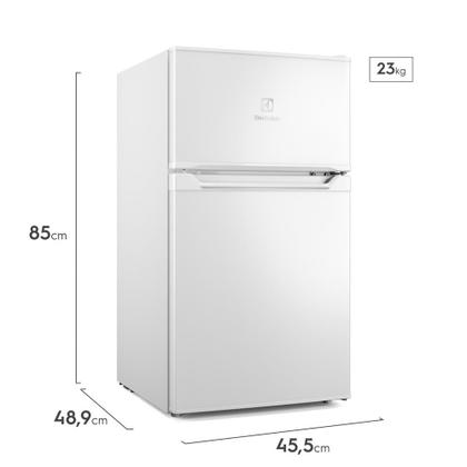 Imagem de Mini Geladeira 83L Inverter Bivolt Duplex Branca (EMD1W)