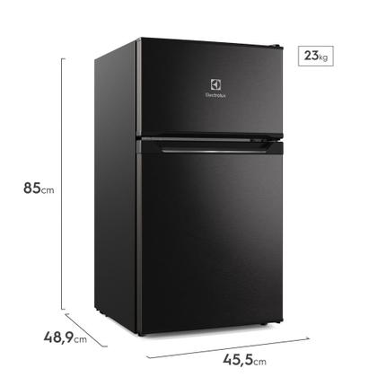 Imagem de Mini Geladeira 83L Inverter Bivolt Duplex Preta (EMD1B)