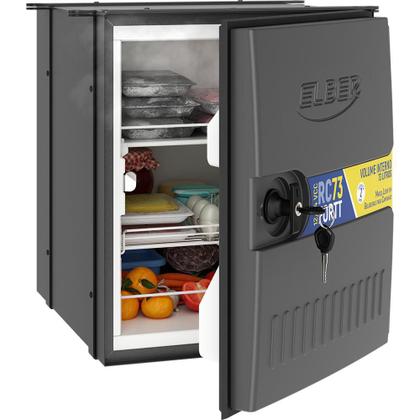 Imagem de Mini Geladeira Elber Para Caminhão Externa 73 Litros 12/24v