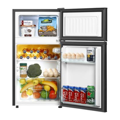Imagem de Mini Geladeira HAILANG com Freezer 3,2p³ - Ideal para Quarto e Escritório