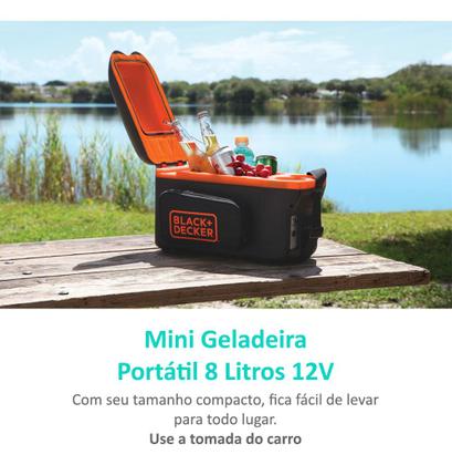 Imagem de Mini Geladeira Portátil 8 Litros Bdc8-la 12v Black Decker