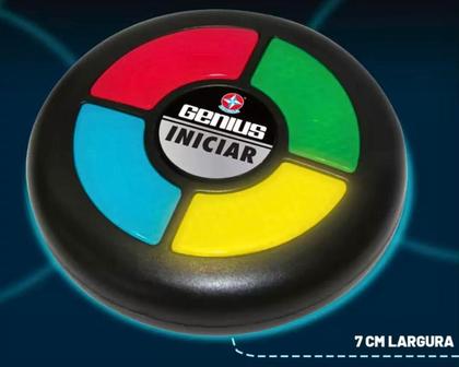 Imagem de Mini Genius Para Viagem Portátil Jogo Eletrônico De Memória 