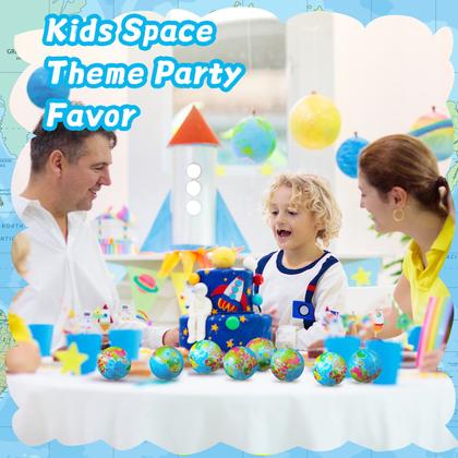 Imagem de Mini globo Stress Balls HyDren de 5 cm, 100 unidades com bolsa para presente