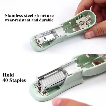 Imagem de Mini Grampeador 12 Folhas Fofo Com Grampos Oasis OIA8203