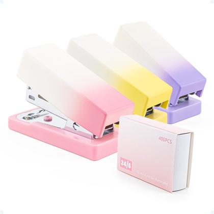 Imagem de Mini Grampeador 24 6 De Mesa Com 400 Grampos Até 12 Folhas