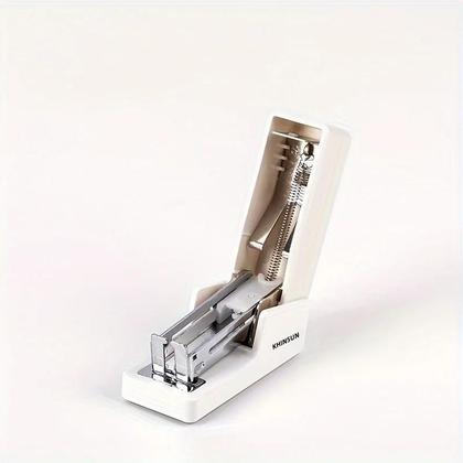 Imagem de Mini Grampeador Portátil com 24/6 e 26/6 Grampos - Ideal para Ligação de Papéis