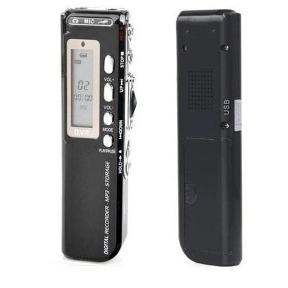 Imagem de Mini Gravador De Áudio Voz Digital 8gb Escuta Telefônica Mp3
