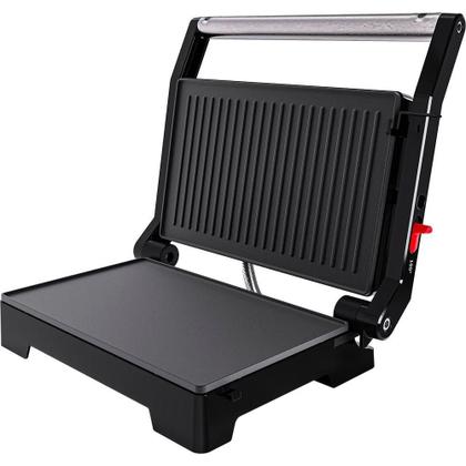 Imagem de Mini Grill Elétrico Oster Inox 2 Em 1 110V