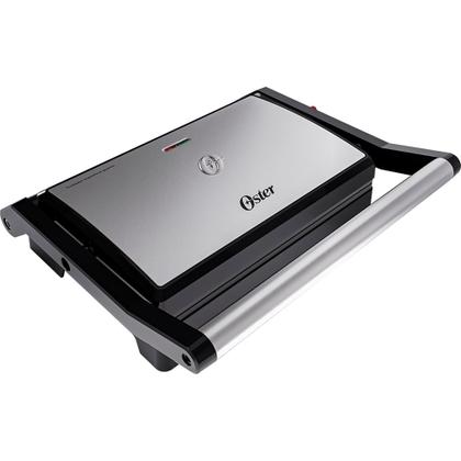 Imagem de Mini Grill Elétrico Oster Inox 2 em 1