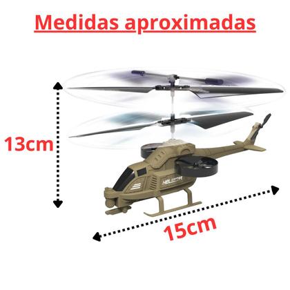 Imagem de Mini Helicóptero com Sensor de Mão e Controle por Gestos Sensor Infravermelho