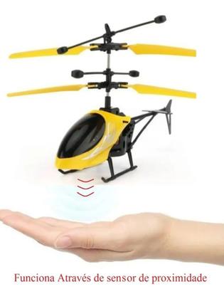 Imagem de Mini Helicóptero Sensor Infravermelho Recarregável