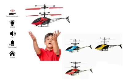 Imagem de Mini Helicóptero Sensor Infravermelho Recarregável