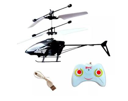 Imagem de Mini Helicóptero Sensor Infravermelho Recarregável Sortido