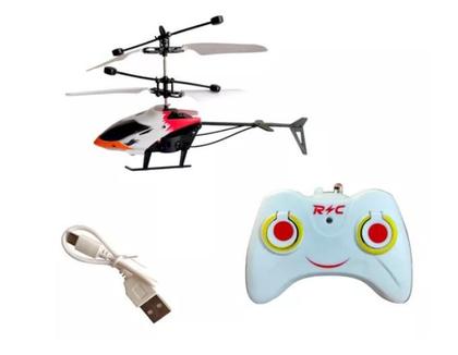 Imagem de Mini Helicóptero Sensor Infravermelho Recarregável Sortido