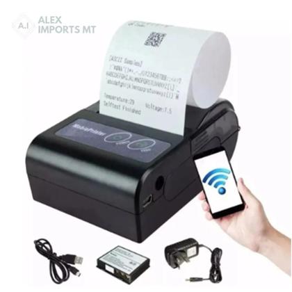 Imagem de Mini Impressora Bluetooth Térmica 58mm Aposta Pedido Ifood