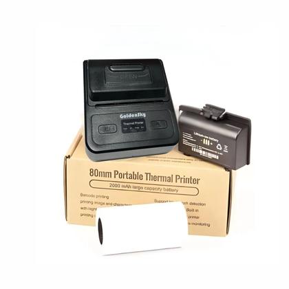 Imagem de Mini Impressora Portátil Bluetooth Térmica 80mm USB Android GS.MTP8