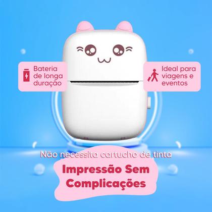 Imagem de Mini Impressora Térmica Bluetooth Portátil