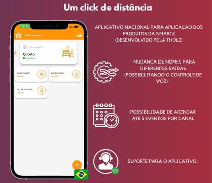 Imagem de Mini Interruptor Inteligente Wifi On-off Mono p/ Fita Led - Smartz