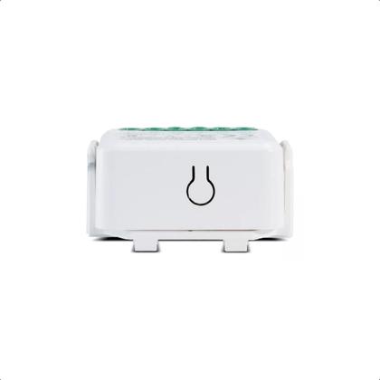 Imagem de Mini Interruptor Relé Wi-Fi+Ble 2Canais Automação Tuya