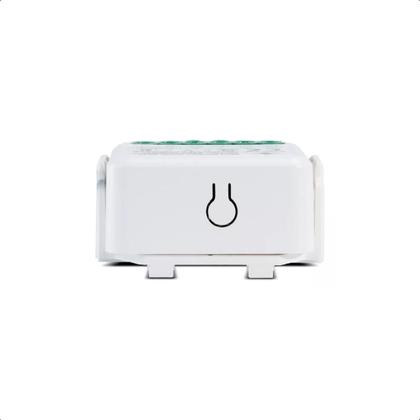 Imagem de Mini Interruptor Relé Wi-Fi+Ble 2Canais Automação Tuya