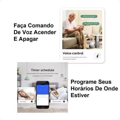 Imagem de Mini Interruptor Relé Wi-Fi+Ble 2Canais Automação Tuya