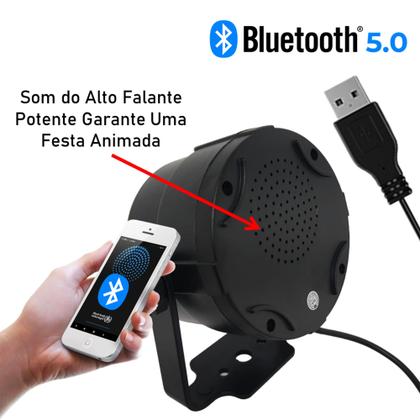 Imagem de Mini Jogo De Luzes Piscantes Com Conexão Via Bluetooth E Som Iluminação LEY2165
