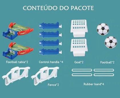 Imagem de Mini Jogo Futebol De Mesa Portátil Brinquedo Infantil Adulto - toys