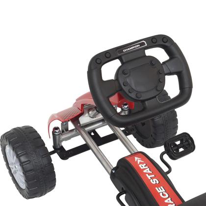 Imagem de Mini Kart Carrinho Com Pedal Mini Veículo Brinquedo Quadriciclo Infantil Vermelho Importway BW-130VM