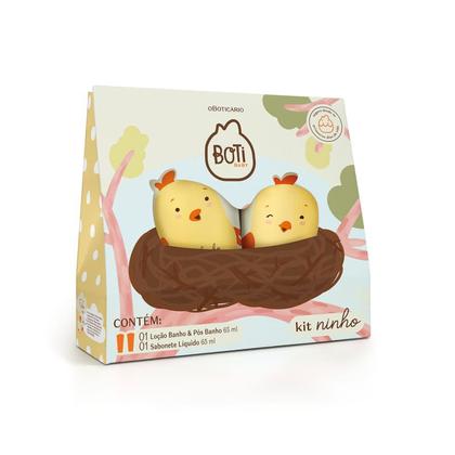 Imagem de Mini Kit Boti Baby Ninho Sabonete e Loção Hidratante Corporal Infantil para Crianças Bebês (2 Itens)