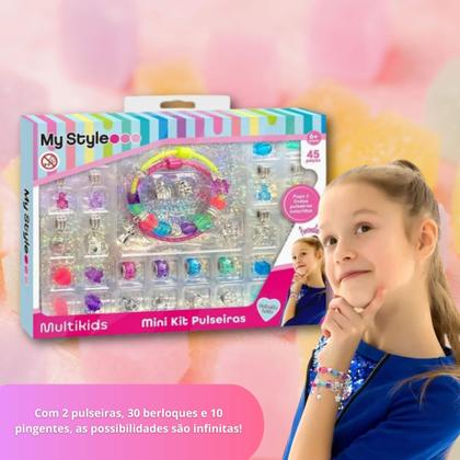 Imagem de Mini Kit de Pulseiras My Style Coleção Love Multikids - BR2128