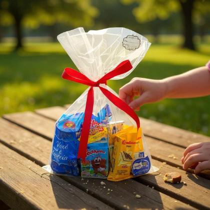 Imagem de Mini Kit Guloseimas e Bebidas p/ Dia dos Pais com 19 itens