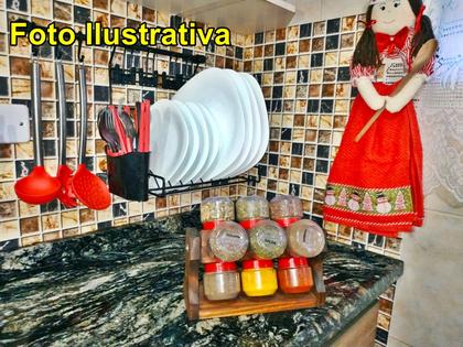 Imagem de Mini Kit Temperos Giratório 12 Potes 120ml