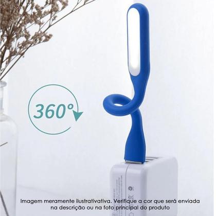 Imagem de Mini Lâmpada Usb Led Flexível Portátil Leitura Computador
