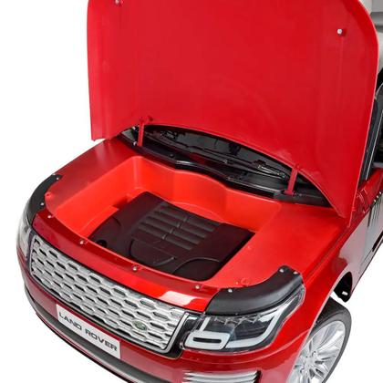 Imagem de Mini Land Rover Carro Elétrico Infantil Mini Range Evoque A Bateria Brinquedo de 2 Lugares Criança Motorizado Vermelho 24V Caminhonete