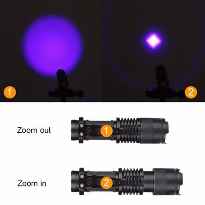 Imagem de Mini Lanterna de Mão Tática usb Led Zoom Recarregavel T6 Profissional  lt 8501