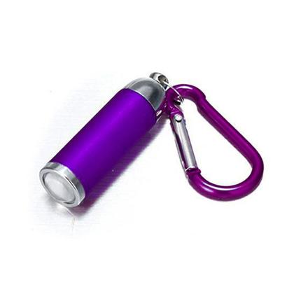 Imagem de Mini Lanterna LED Chaveiro Mosquetão de Bolso Portatil Multifuncional