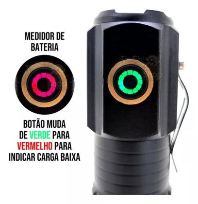 Imagem de Mini Lanterna LED Ultrapoderosa 30000 Lúmens  Com imã - Bateria 16340 - Tocha Tática