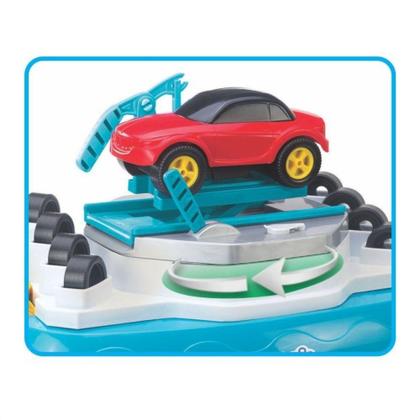 Imagem de Mini lava rapido com carrinho sai água de verdade e gira 360 - Magic Toys