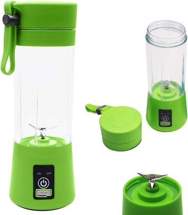 Imagem de Mini Liquidificador Portátil Recarregável Pratico 6 Lâminas Cores Variadas