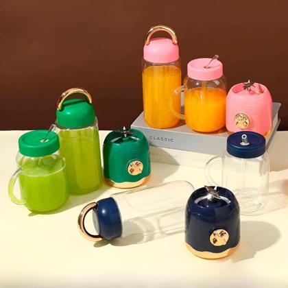 Imagem de Mini Liquidificador Portátil Recarregável Shake Verde - Shop Mix